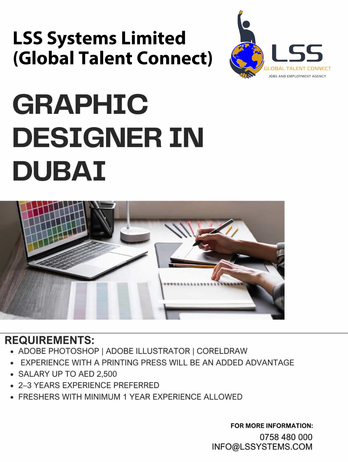 Graphic Design Position Dubai LSS